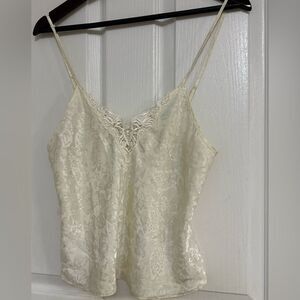 Vintage Frederick’s of Hollywood Satin Jacquard Camisole - Size S